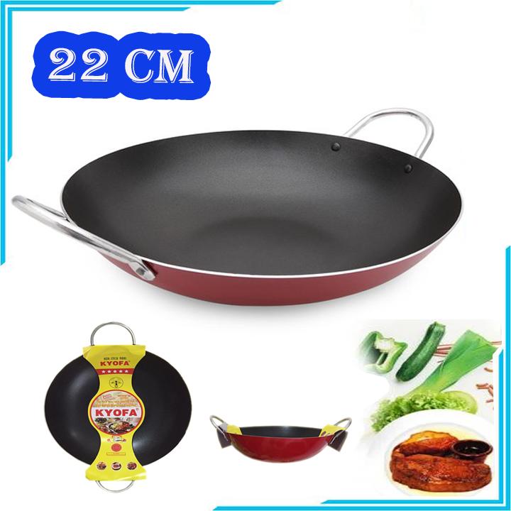 Chảo chống dính 2 quai sâu lòng size 22cm - Chảo chống dính 2 quai cao cấp