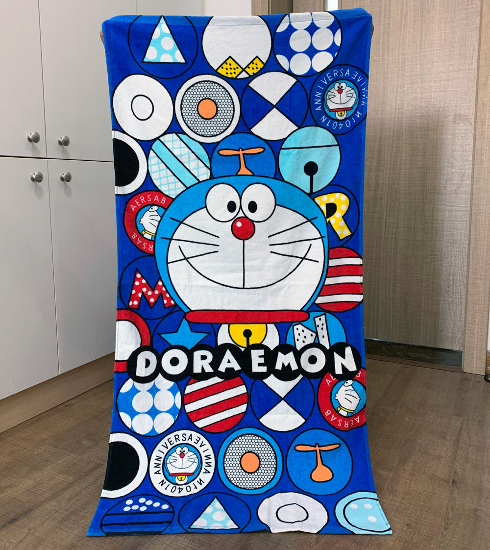 [HCM]LOVE MON - Khăn tắm Doraemon mềm mại dễ thương size lớn
