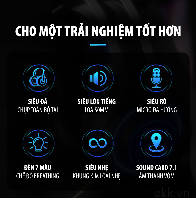 Online mall -  Tai Nghe Gaming Inphic G2 Surround 7.1
