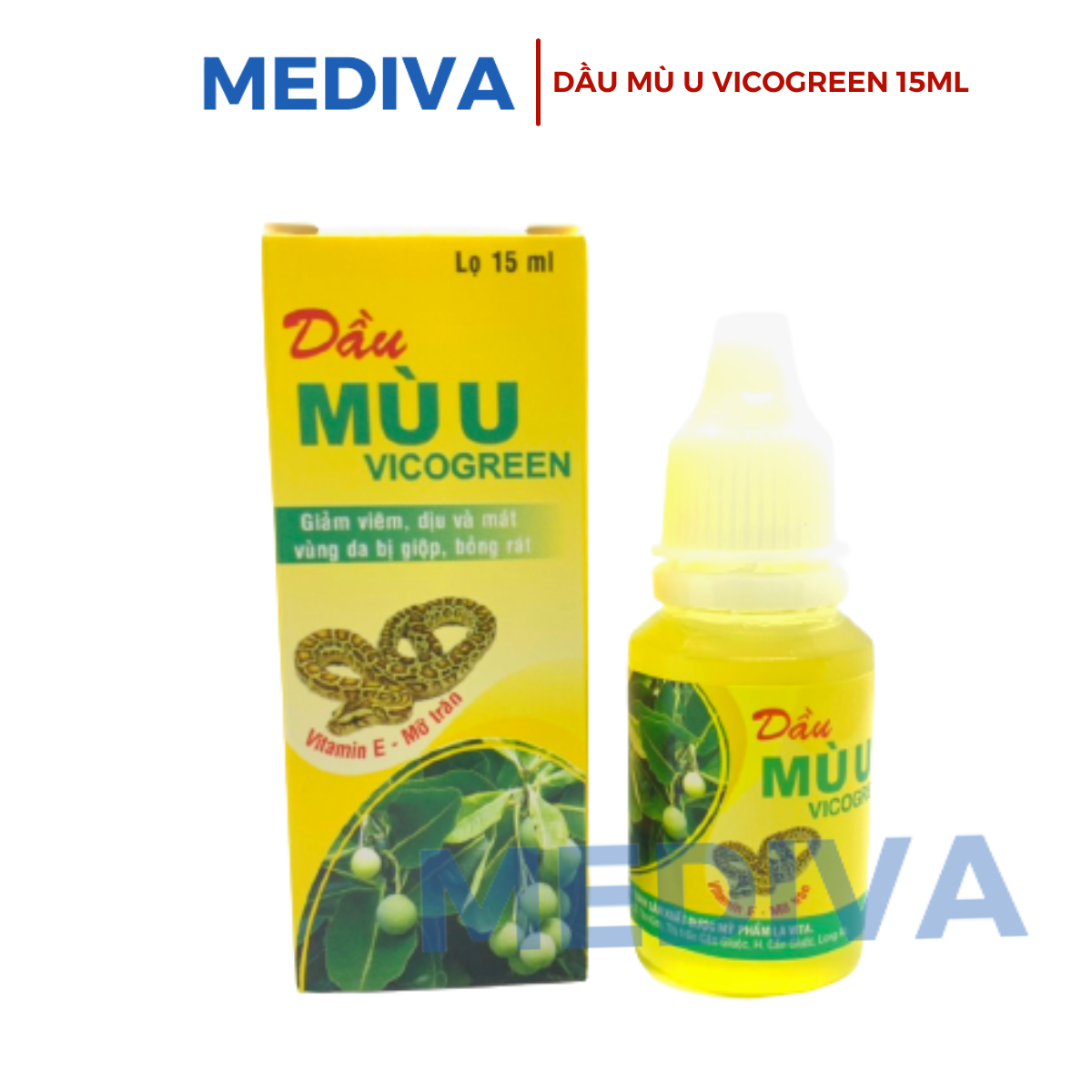 Dầu mù u Vicogreen 15ml