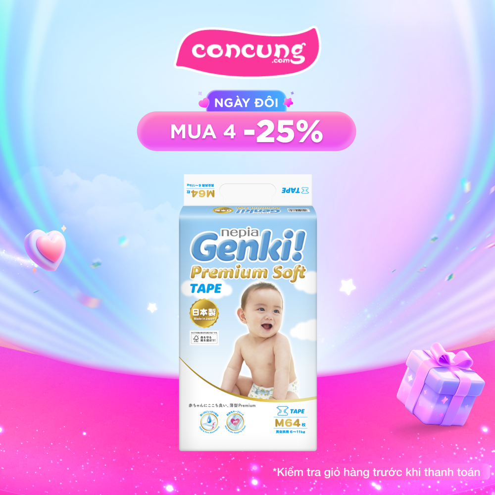 Tã dán Nhật Bản cao cấp Genki