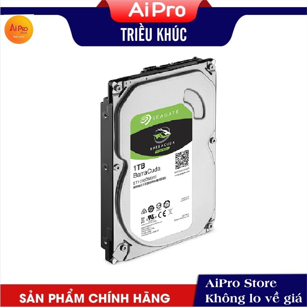 Ổ cứng HDD 1TB Seagate (Barracuda) - Bảo hành 24 tháng