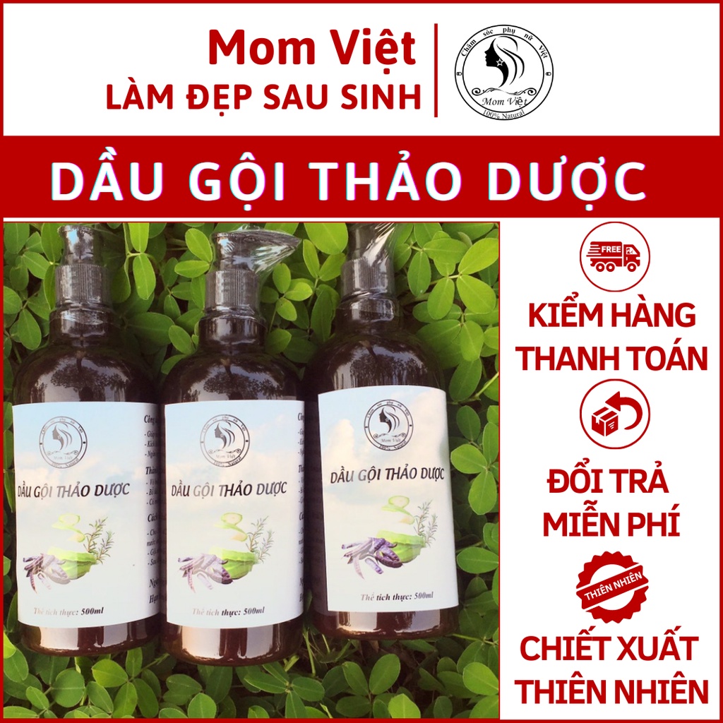 [ Handmade ] Dầu Gội Thảo Mộc Mom Việt