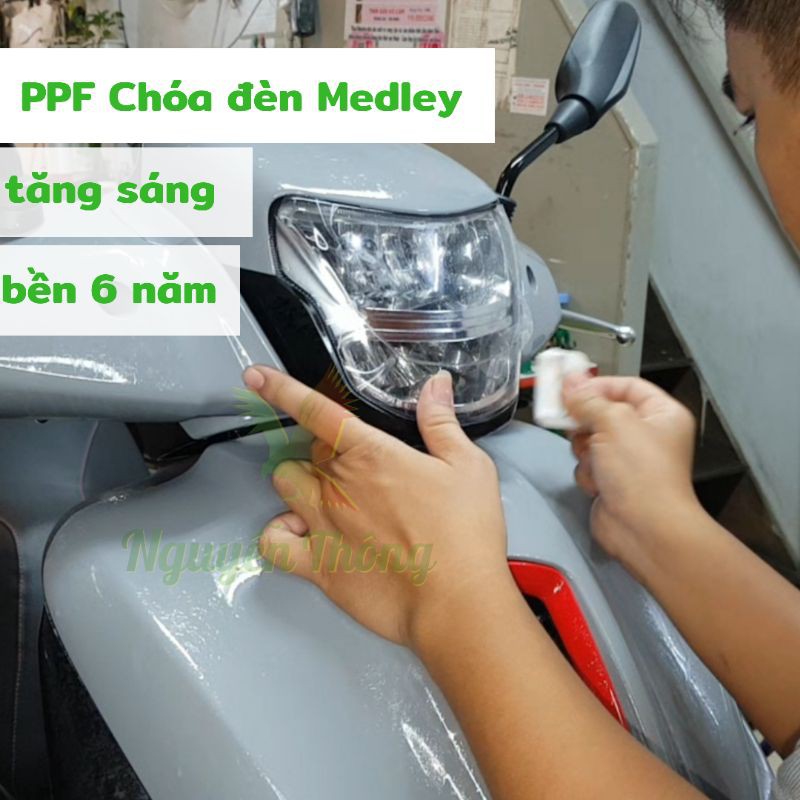 [HCM]PPF bảo vệ chóa pha đèn xe Medley 2020