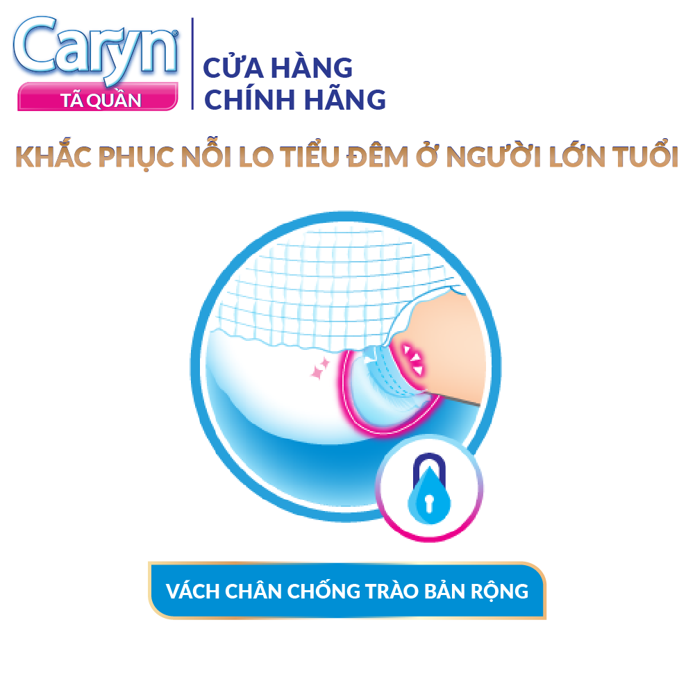 Tã Quần Người Lớn Caryn Mỏng Nhẹ L5