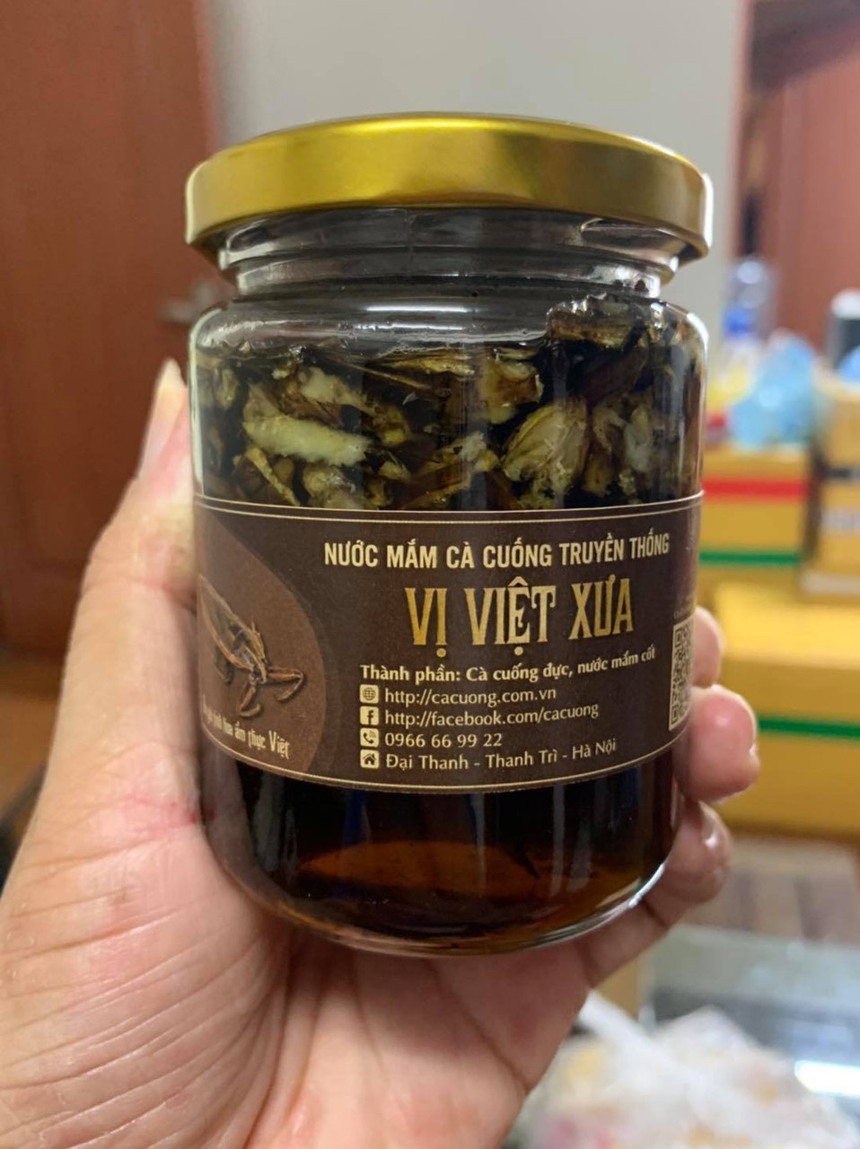 Nước mắm cà cuống nguyên con 200ml