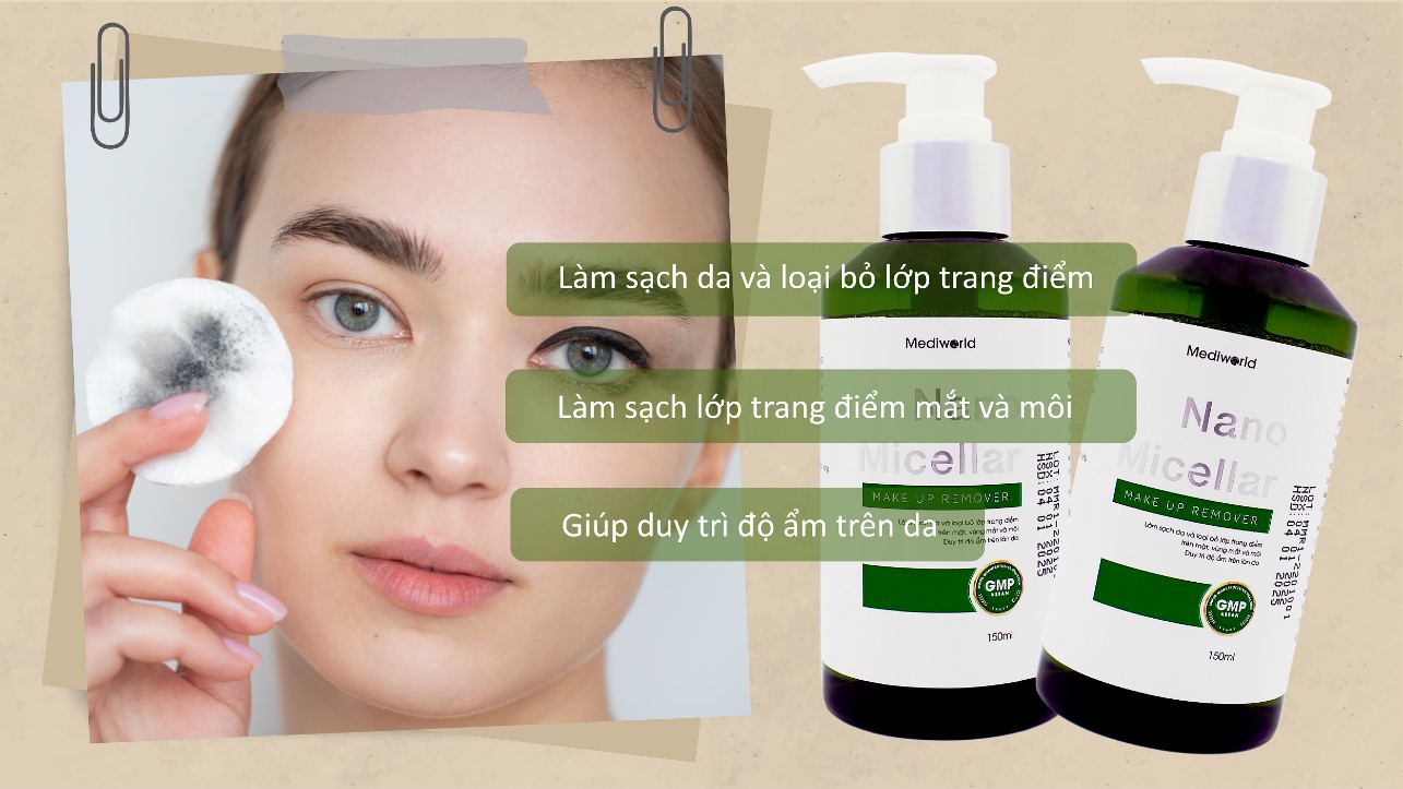Tẩy trang Nano Micellar Make Up Remover 150ml