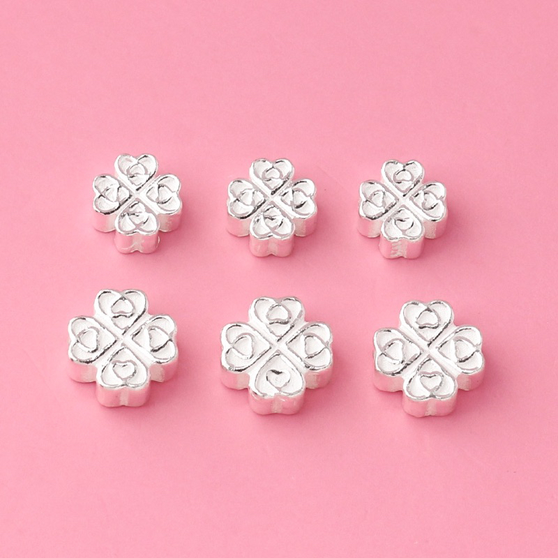 [S925] Charm bạc cỏ 4 lá - MH075