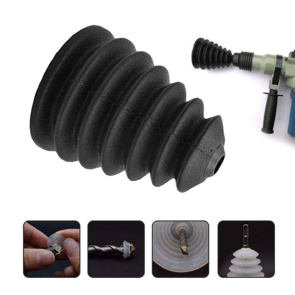Dụng Cụ Chặn Mũi Bụi Máy Khoan,đen trắng 10cm 13cm có trắng trong giúp chắn và hứng bụi không bị bay khắp phòng hoặc rơi vào người bạn khi bạn khoan trên tường hoặc trần nhà.