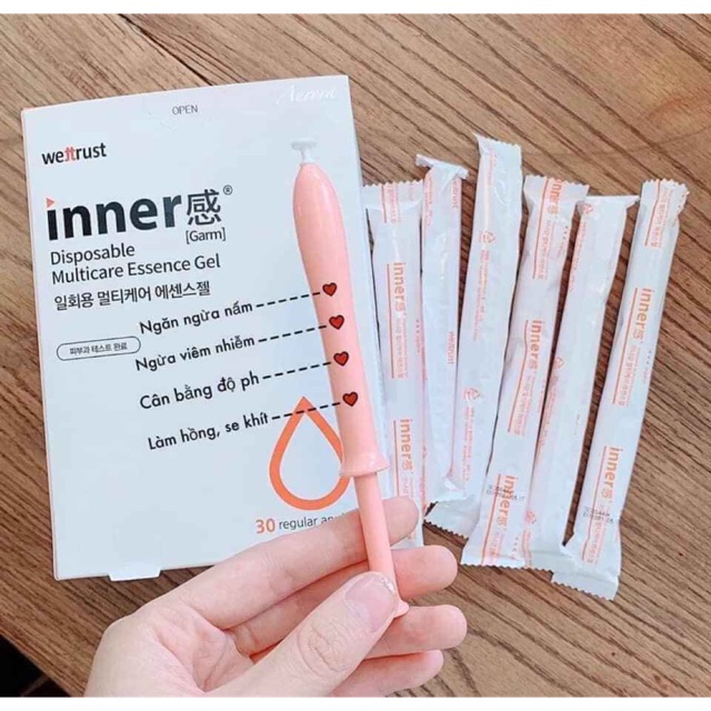 Gel Se Khít Vùng Kín Inner Gel Wettrust Hàn Quốc (combo 10 ống)