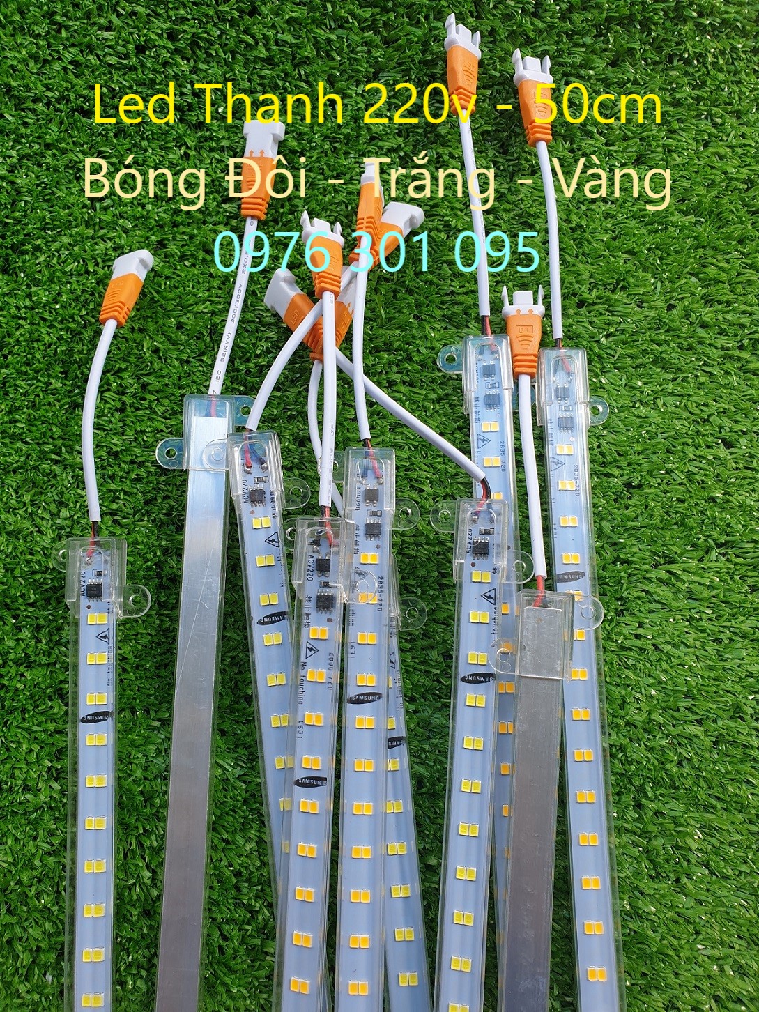 Đèn Led Thanh Điện 220V dài 50cm [ Trắng - Vàng ]