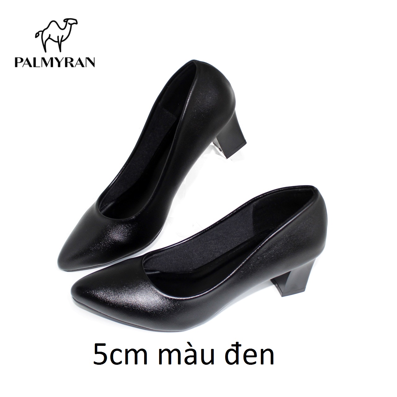 Giày cao gót nữ 5cm da sịn thật palmyran CG29