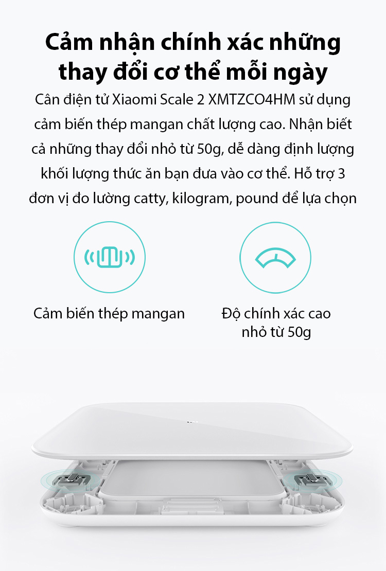 Cân điện tử Xiaomi Scale 2 - XMTZC04HM