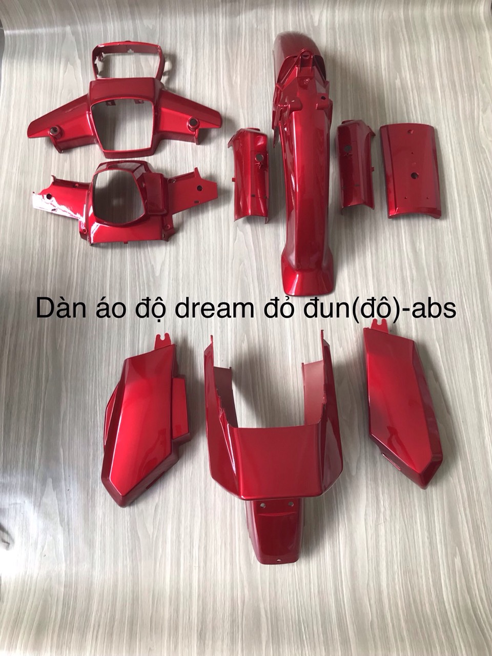 Xưởng Dọn Full Xe Honda Dream Màu Đỏ Candy Chất Lượng 5