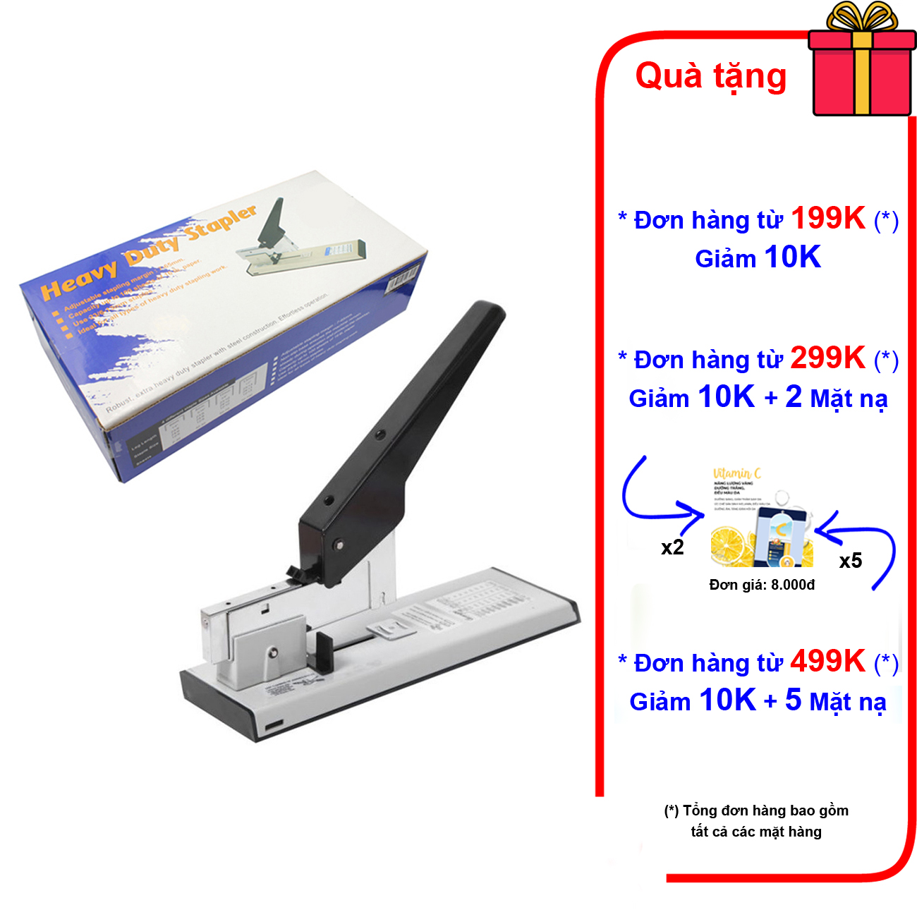 Máy bấm kim đại 50 sa - tối đa 100 tờ