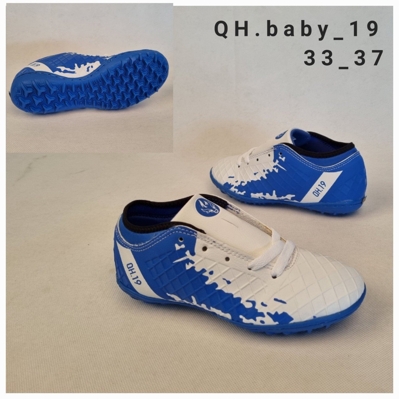 Giày đá bóng trẻ em đã khâu full đế QH 19