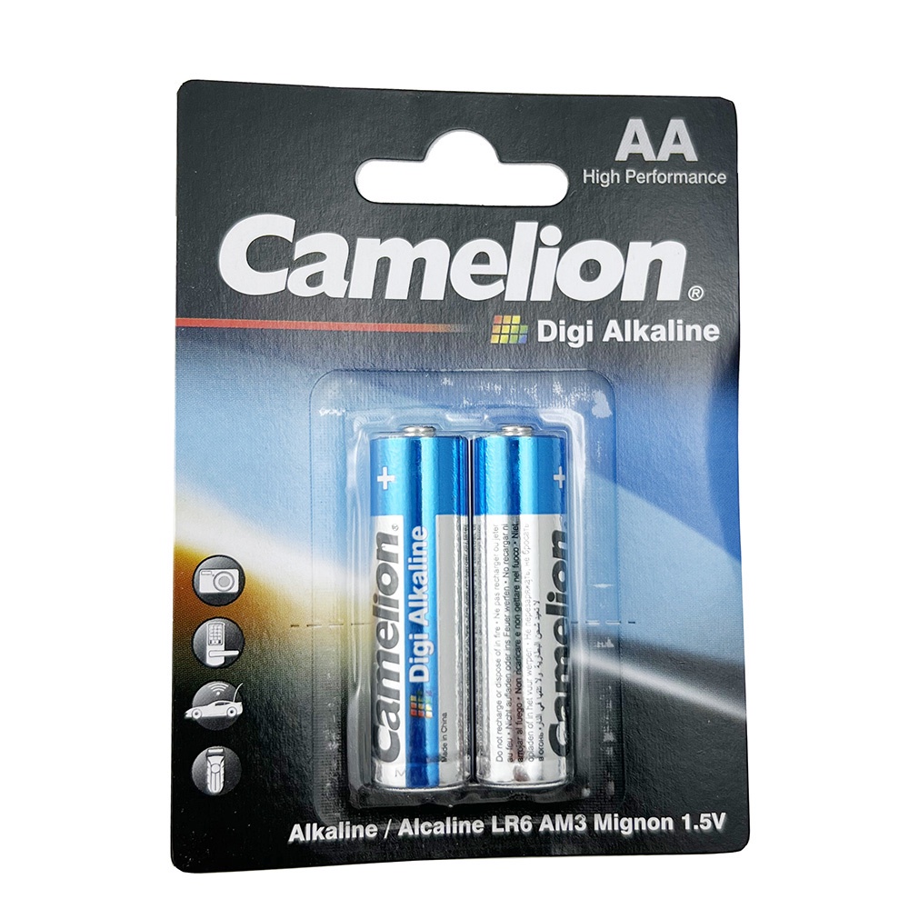 [CTY NHẬP KHẨU] PIN 2A / AA DIGI ALKALINE CAMELION (1.5V) 2 viên/ vỉ LR6
