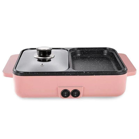 [HCM]Bếp điện lẩu nướng 2 ngăn mini