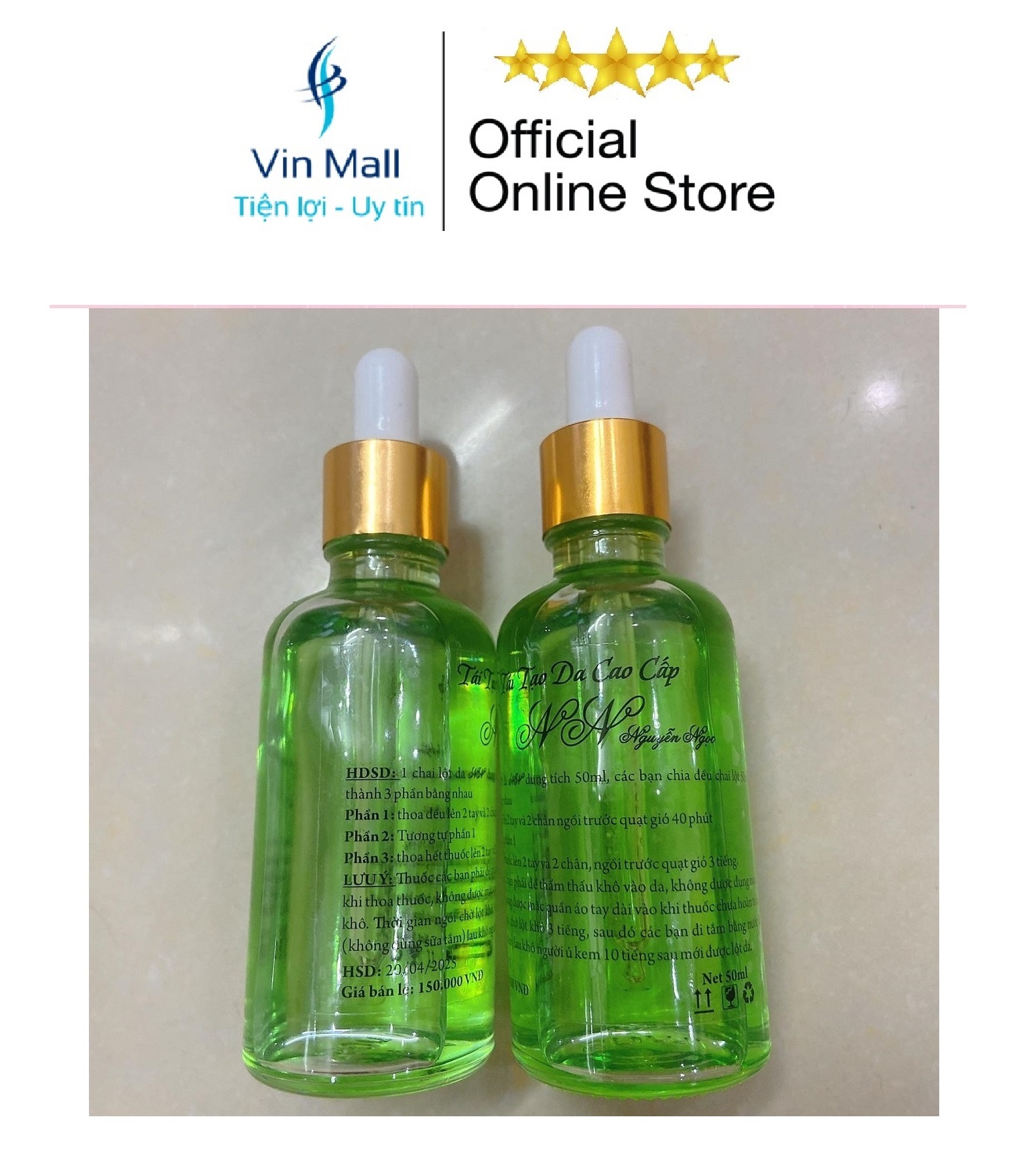 [Hương Bạc Hà] Thay Da Sinh Học - Nước Collagen 3D NN 50ml