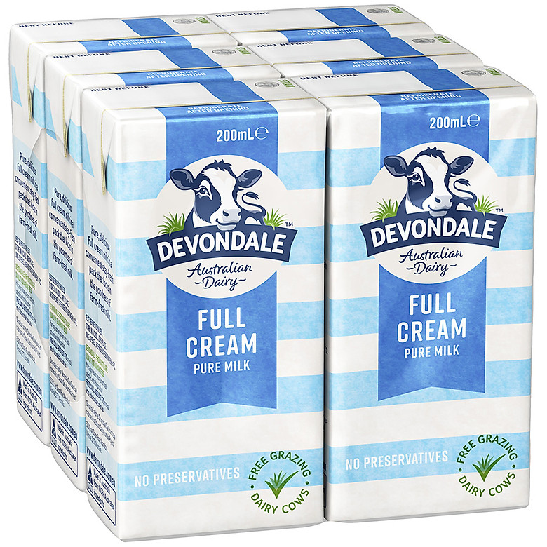 SỮA TƯƠI DEVONDALE NGUYÊN KEM  200ML.HÀNG ÚC NK