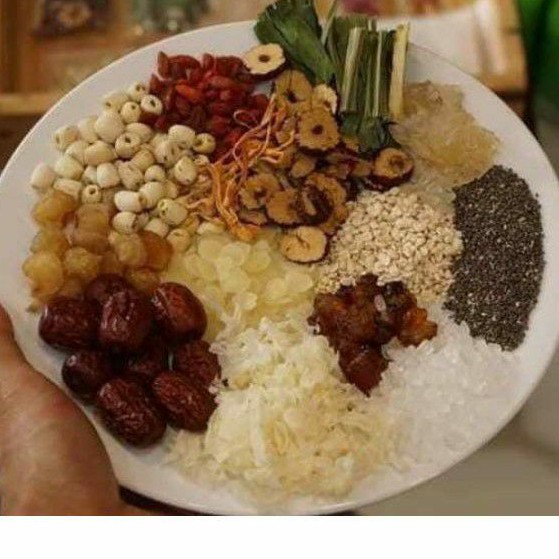 Set Chè Dưỡng Nhan 12 Vị Nấu 12-15 Chén