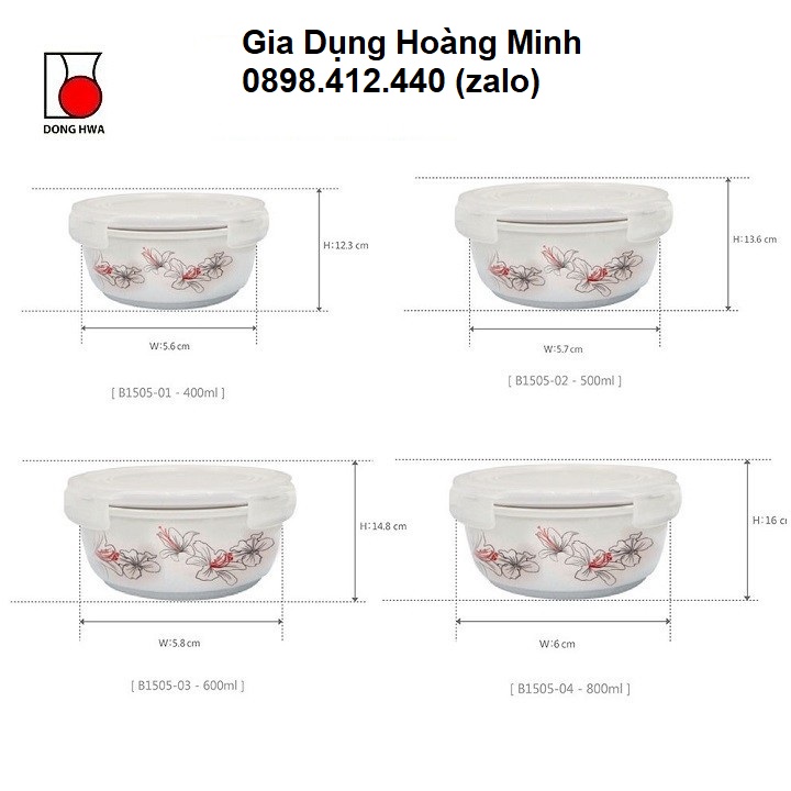 [HCM]bộ 3 hộp cơm sứ cao cấp - hộp cơm