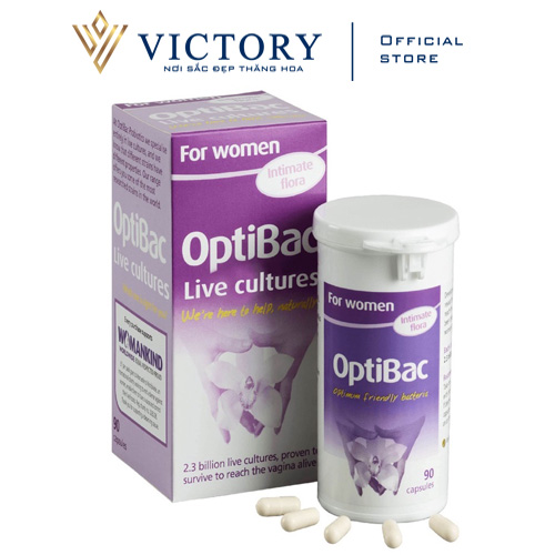 Men vi sinh Optibac tím Optibac For Women găn ngừa viêm nhiễm phụ khoa