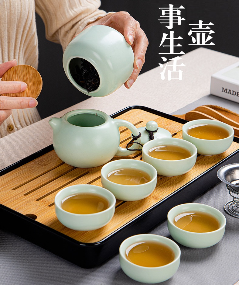 (Combo) Bộ ấm chén + Khay