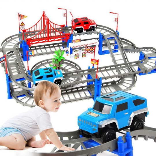 Bộ Lắp Ráp Mô Hình Đường Ray, Láp Ráp Đường Ray Xe Cho Bé