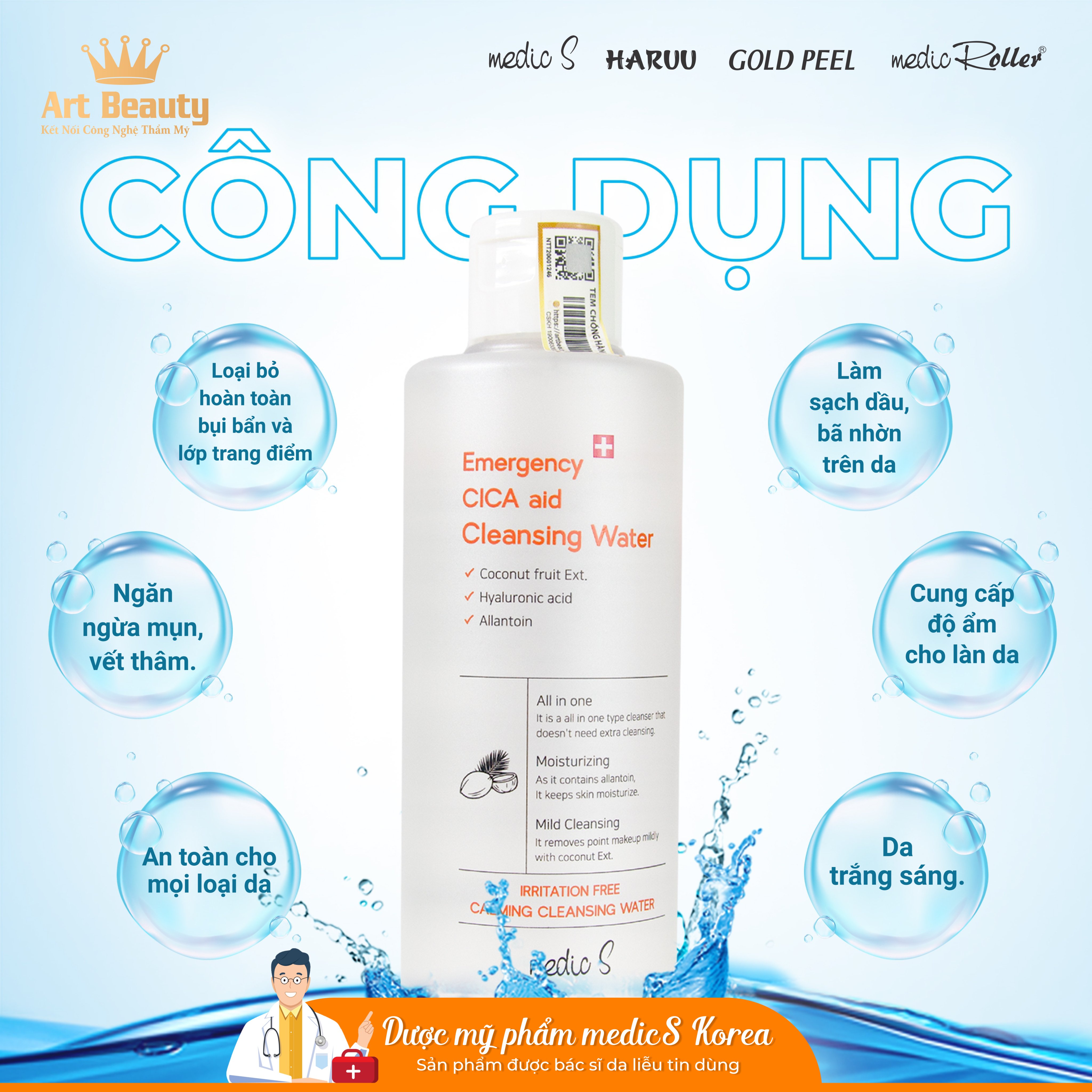 Nước Tẩy Trang Medic S Cleansing Water