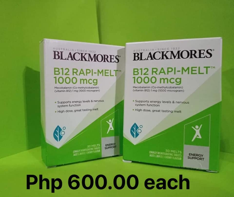 Blackmores B12 Rapi-Melt 1000 Mcg