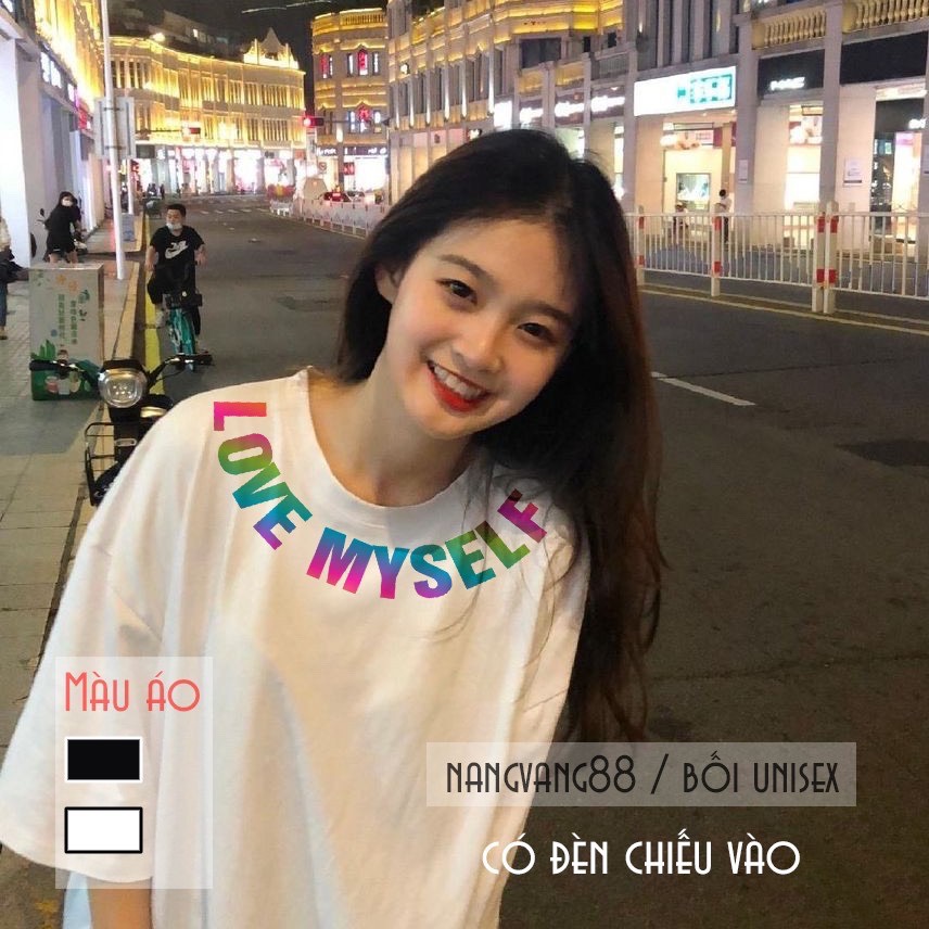 [Lọ lem Luxuxy Hot Trend 2020 [Hình Thật] Áo Thun Phản Quang LOVE
