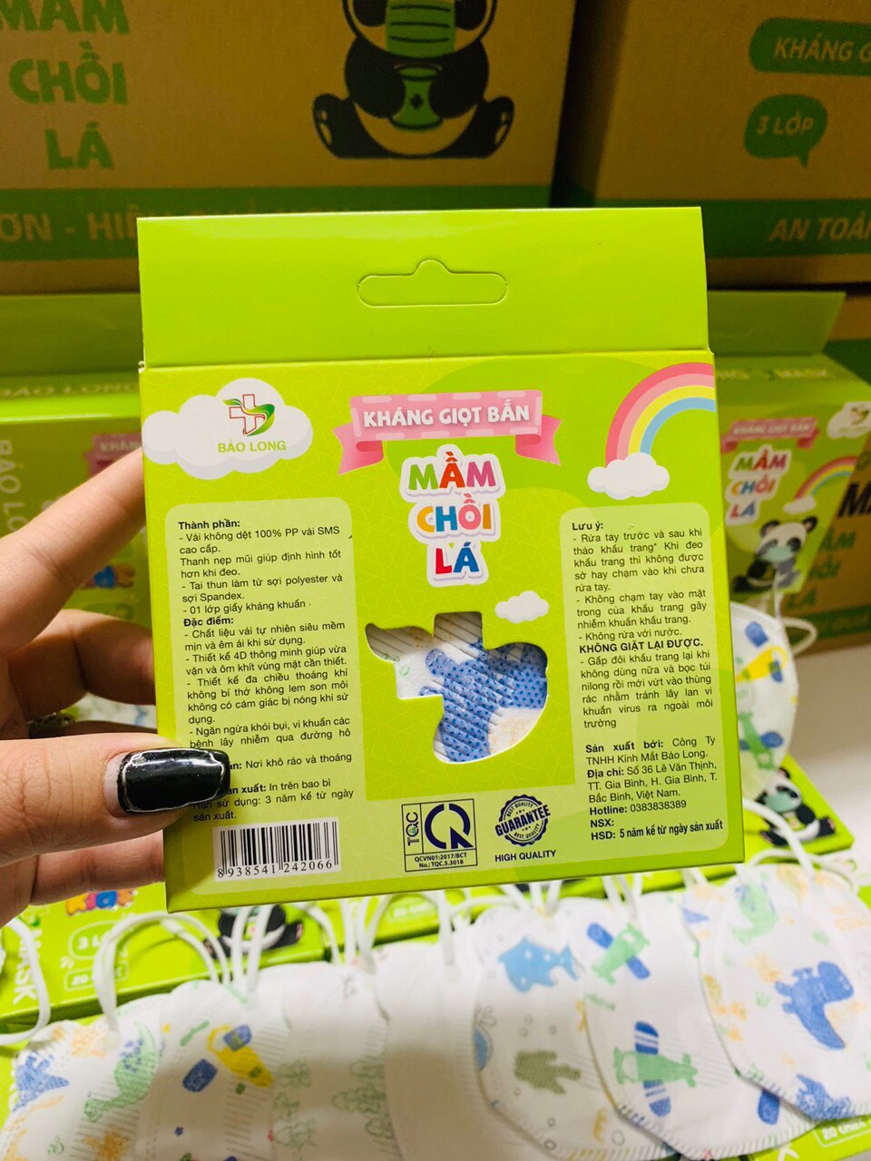 Bán sỉ 1000 khẩu trang 5D