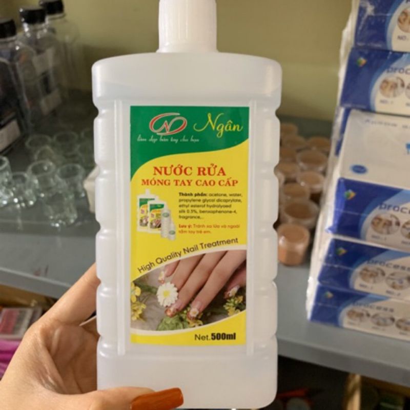 Acetone aceton water wash nail-sinailmi