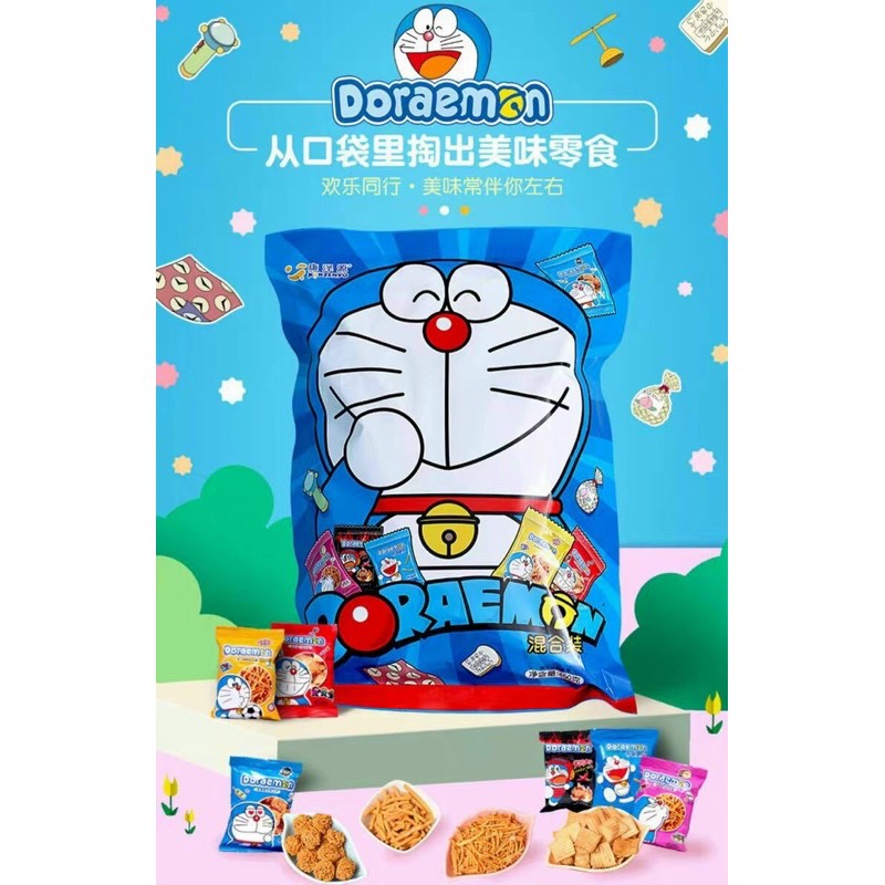 Bim bim / Snack khổng lồ Doremon 36 gói nhỏ