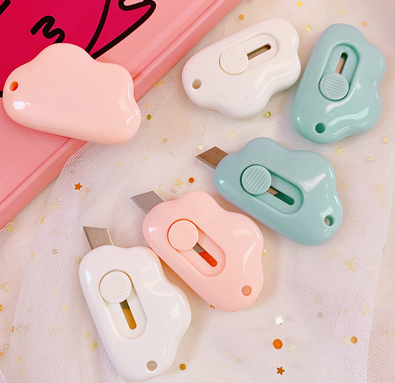 Dao rọc giấy mini hình đám mây xinh xắn