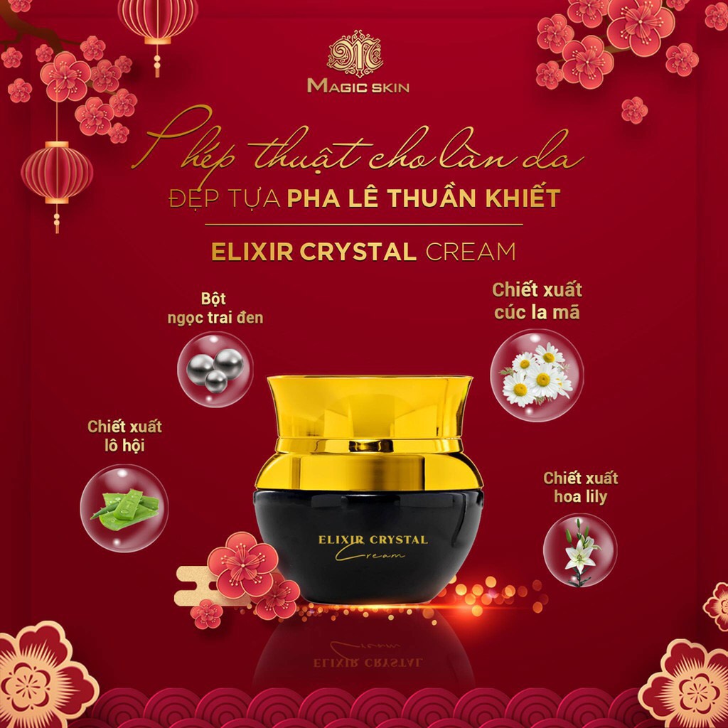 KEM NGỌC TRAI ĐEN MAGICSKIN