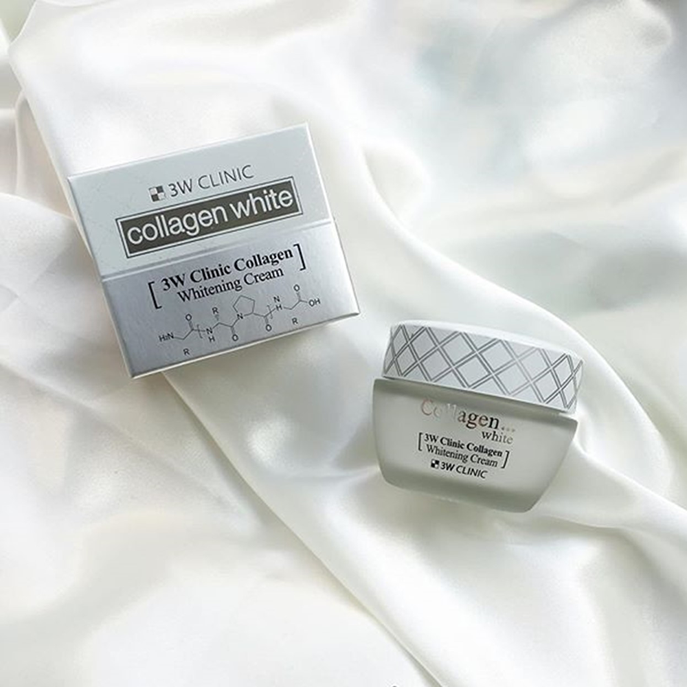[HCM]Kem Dưỡng Trắng Sáng Da 3W Clinic Collagen (Trắng) (60ml)