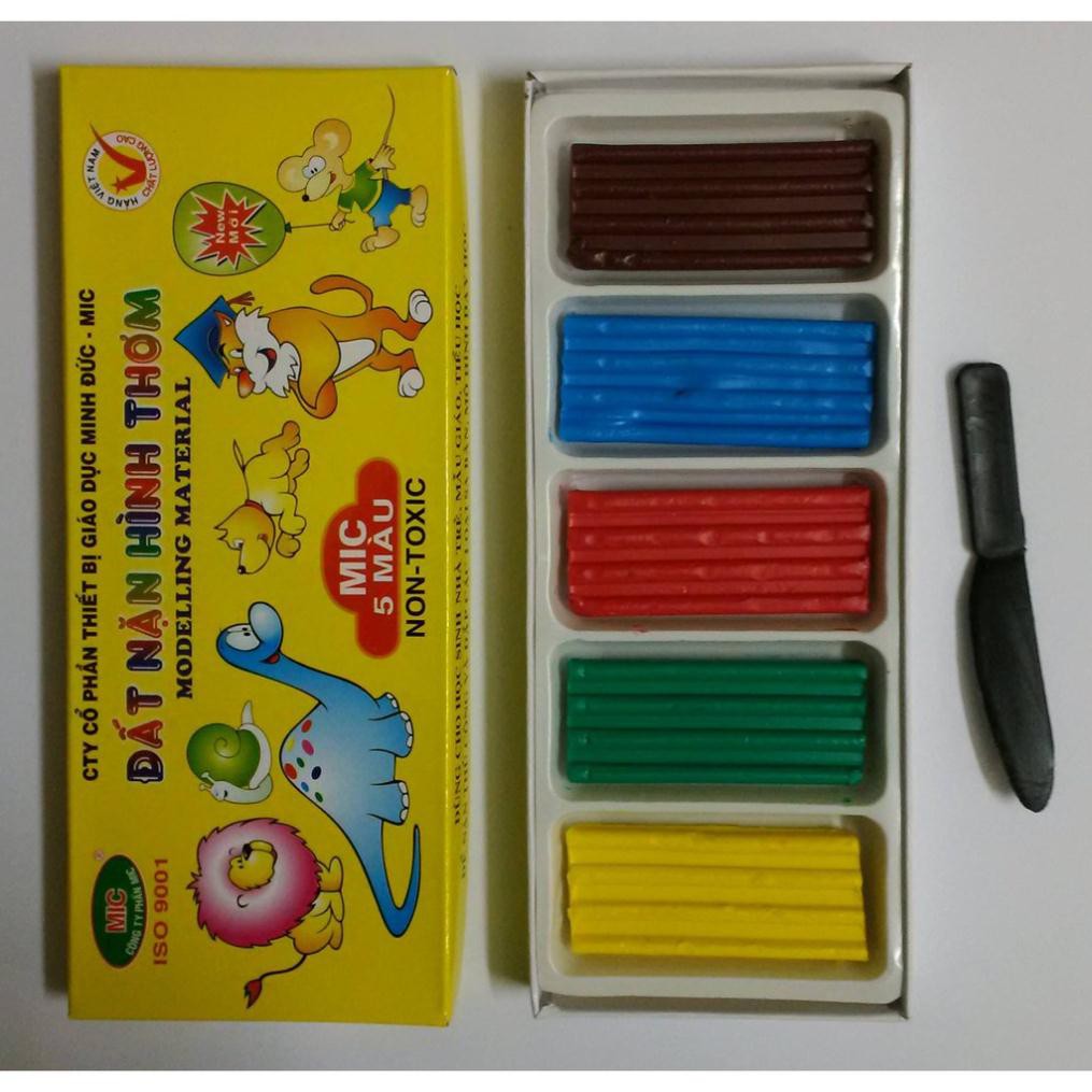 Đất nặn mic thơm 5 mầu
