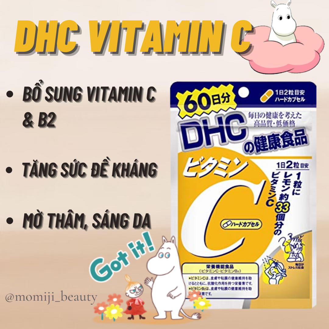 DHC Viên uống Vitamin C 60 ngày