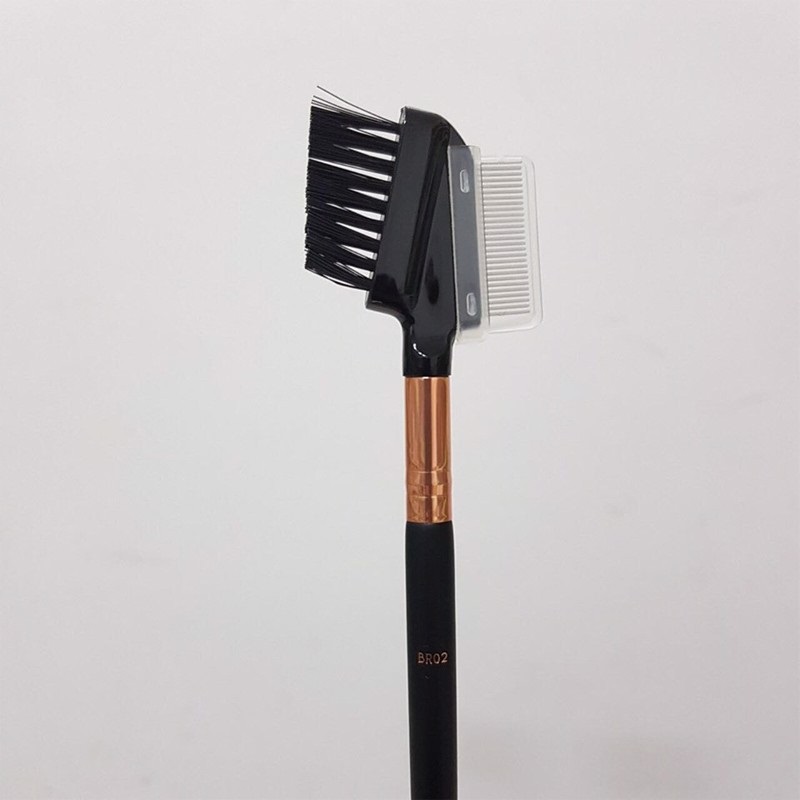 [HCM] Cọ Lược Và Bàn Chải Vacosi Eyebrow Brushe Br02