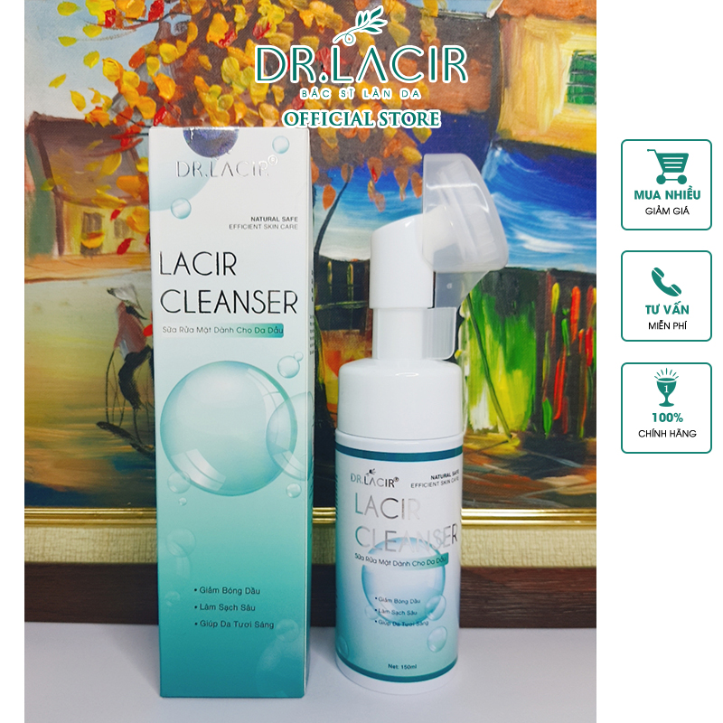 SỮA RỬA MẶT BẠC HÀ KIỀM DẦU-LACIR CLEANSER #DR01