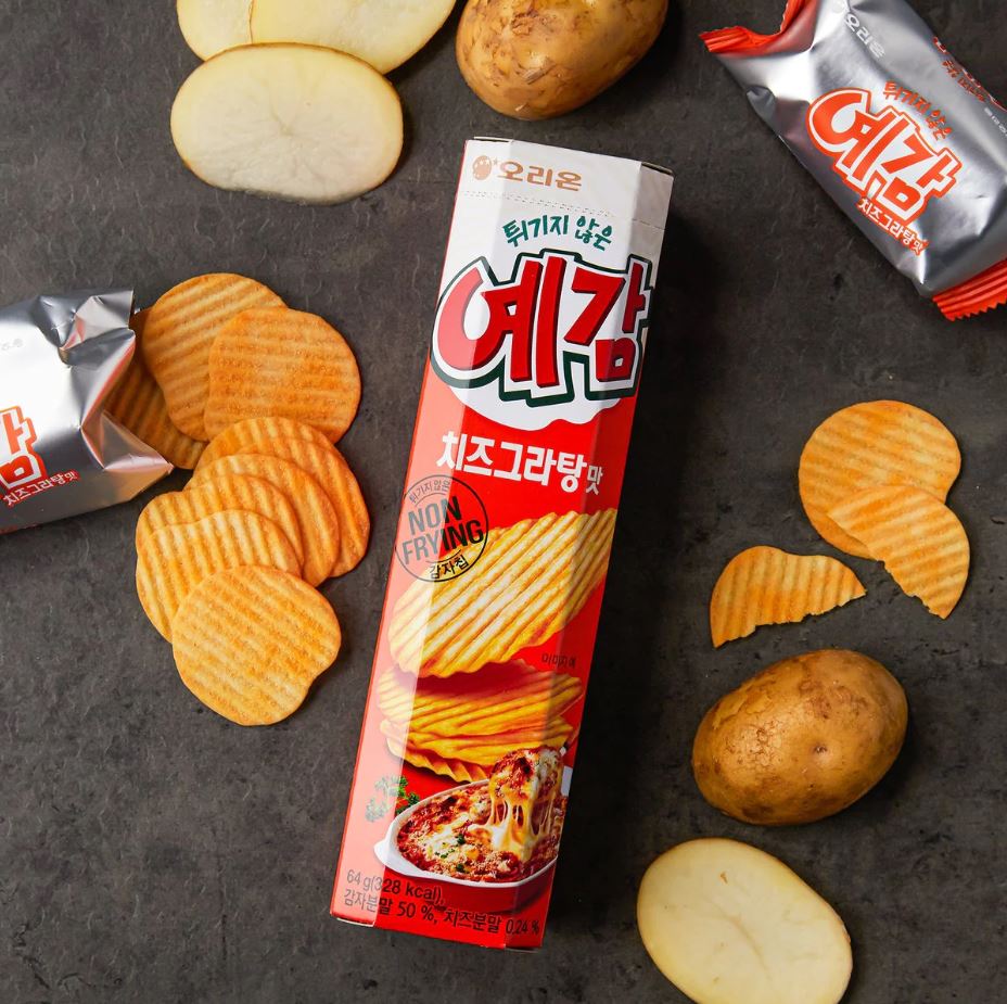 Snack Yegam Cheese Potato Chips 64g (Hàn Quốc)