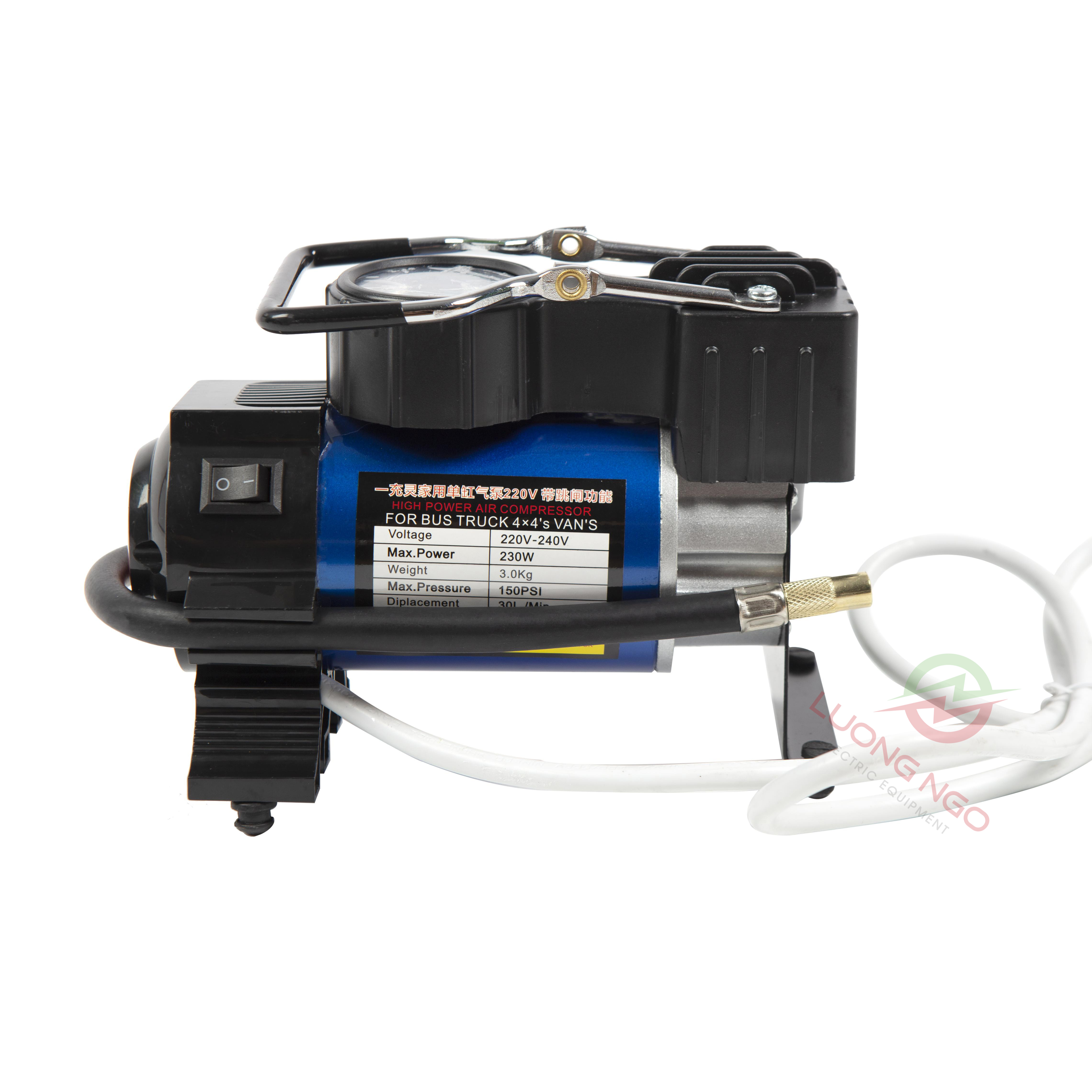 Bơm hơi mini chạy điện 220V gia đình đa năng