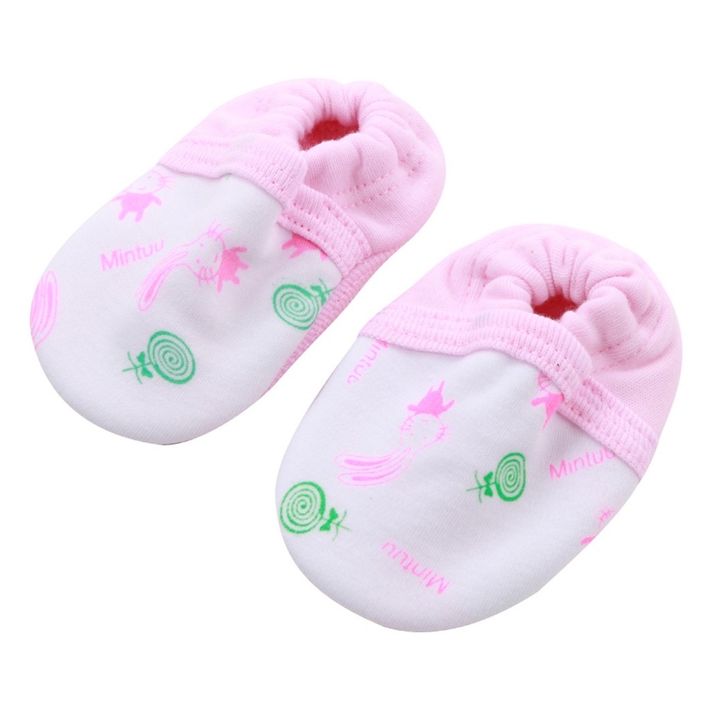 Combo 2 đôi giày vải Mintuu cho bé 1-3 tháng tuổi