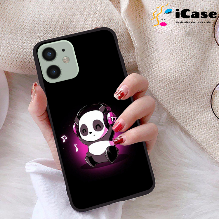 Ốp lưng iPhone 12 Mini viền dẻo TPU BST Panda