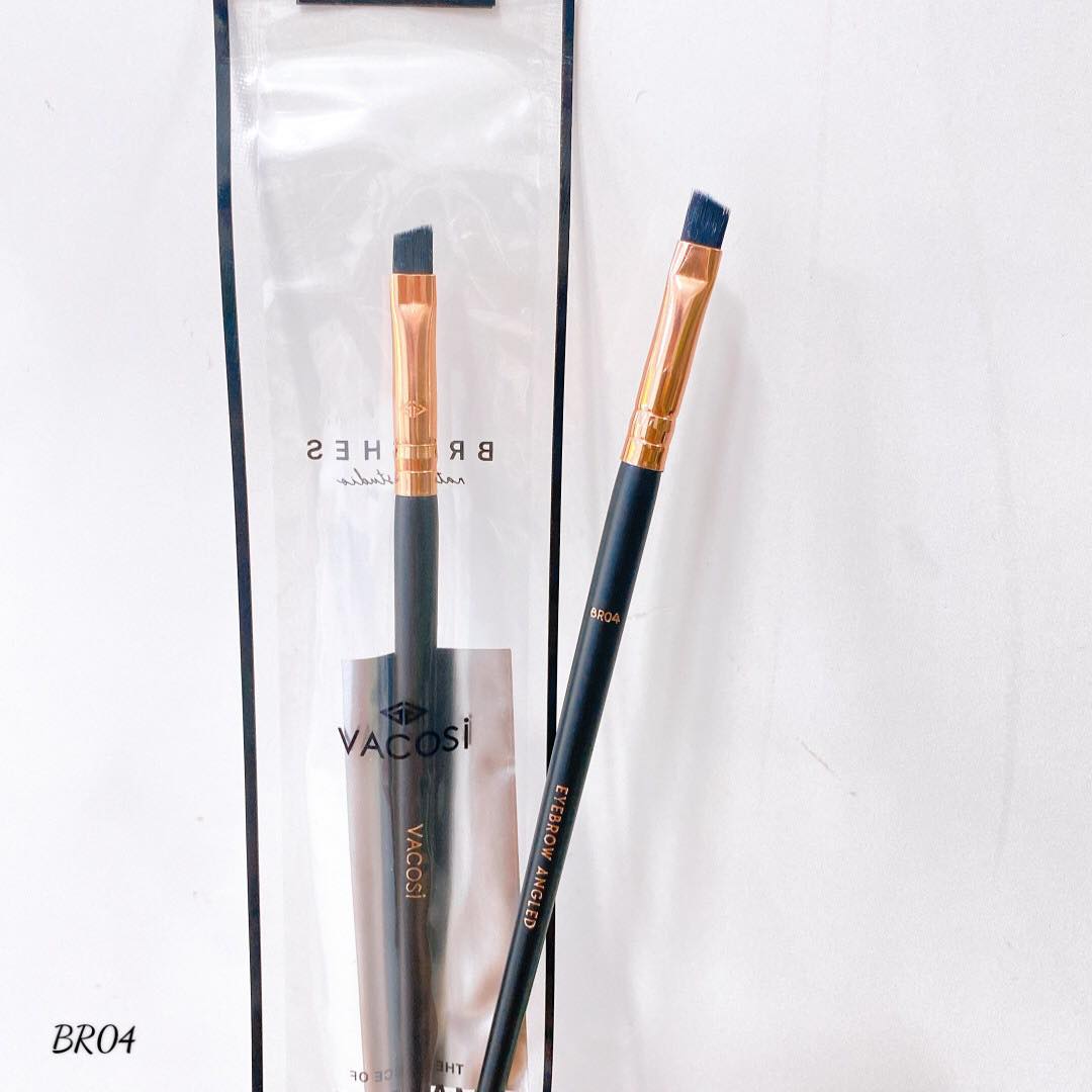 [Hàng chính hãng] Cọ Mày Đầu Mềm Vacosi Eyebrow Angled Brush BR04