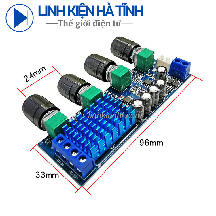 Mạch khuếch đại TDA3116D2 2 kênh 2x80W