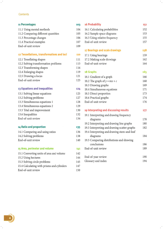 Mathematics course book + Practice book