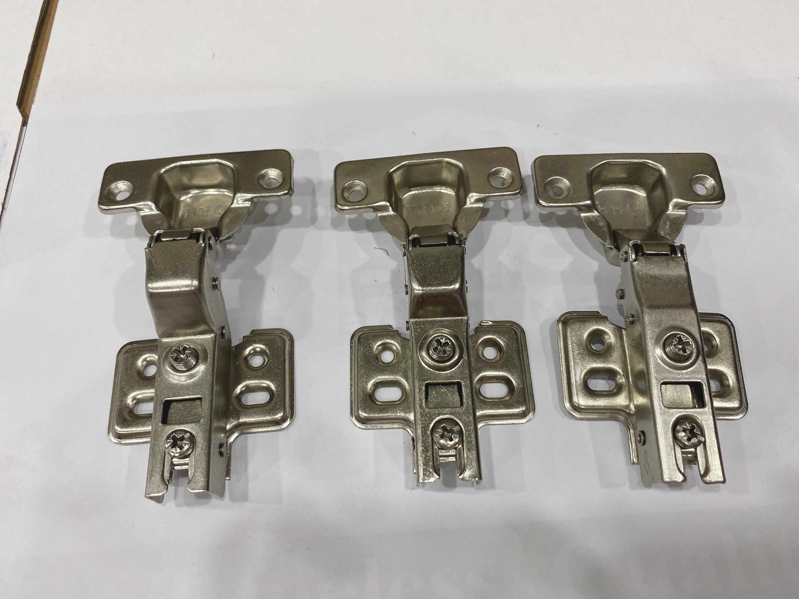 Bản lề thép mạ crome, giảm chấn, fix (mã sp ZT-B35)